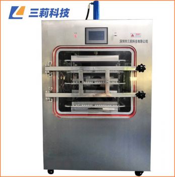LGJ-100F硅油加热冻干机 多肽冻干粉生产压盖型冷冻干燥机